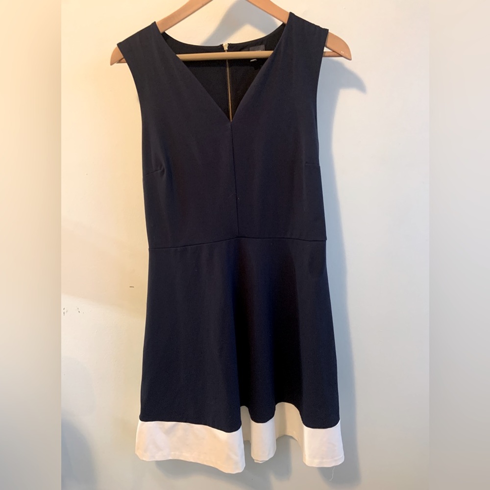 Navy blue/ white edging The Limited dress - size Medium